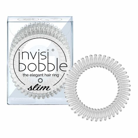 Invisibobble SLIM Crystal Clear Traceless Hair Ring Patsikumm